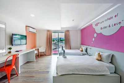 Deluxe kamer met twee aparte bedden — The Tint At Phuket Town